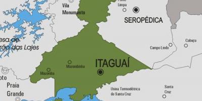 Map of Itaguaí municipality