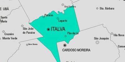 Map of Italva municipality