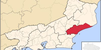 Map of Macaé