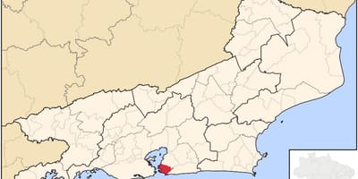 Map of Niterói