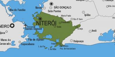 Map of Niterói municipality