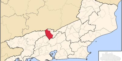 Map of Paraíba do Sul
