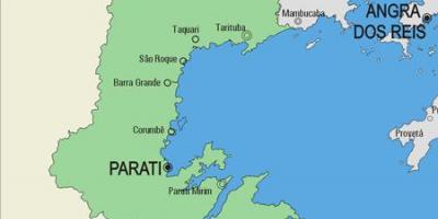 Map of Parati municipality