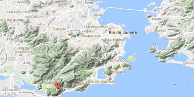 Map of Pedra da Gávea