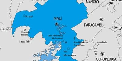 Map of Piraí municipality