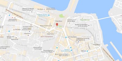 Map of Praça Mauá