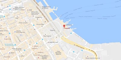 Map of Praça Quinze