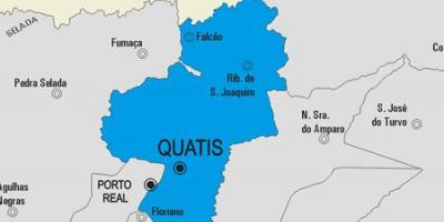 Map of Quatis municipality