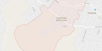 Map of Quintino Bocaiúva