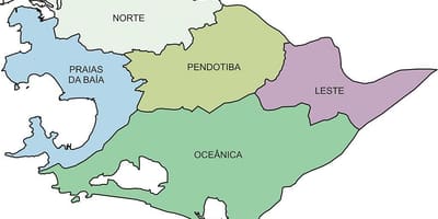 Map of Regions Niterói