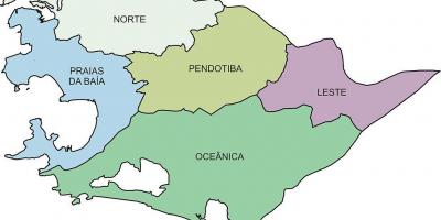 Map of Regions Niterói