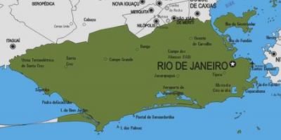 Map of Rio Bonito municipality