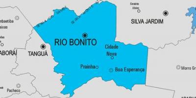 Map of Rio das Flores municipality