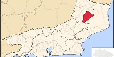 Map of São Fidélis
