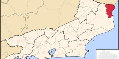 Map of São Francisco de Itabapoana