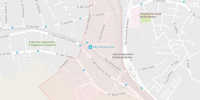 Map of São Francisco Xavier
