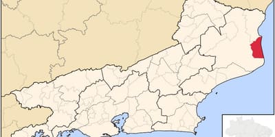 Map of São João da Barra