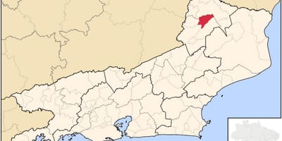 Map of São José de Ubá