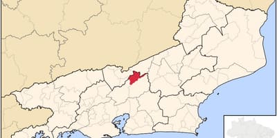 Map of São José do Vale do Rio Preto