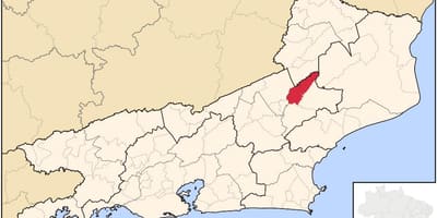 Map of São Sebastião do Alto