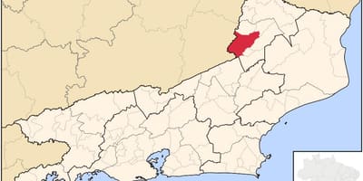 Map of Santo Antônio de Pádua