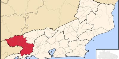 Map of Vale do Paraíba Fluminense