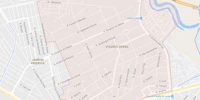 Map of Vigário Geral