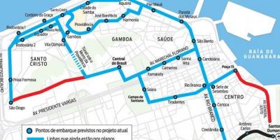 Map of VLT Carioca