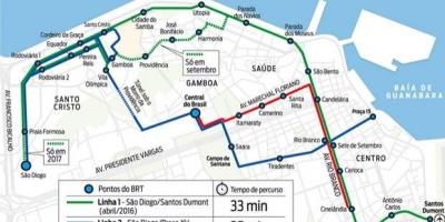 Map of VLT Rio de Janeiro - Line 3